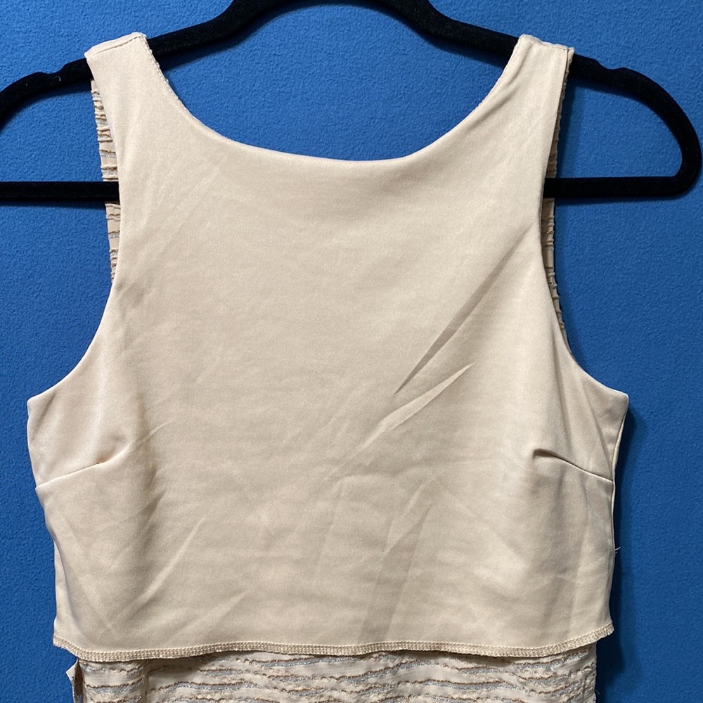 Open back lurex shine top half lining and side slits used size M Hotkiss - Picture 10 of 16